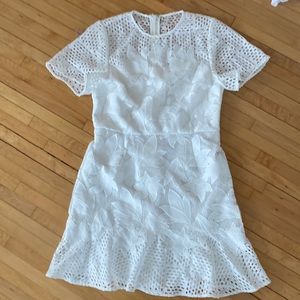 Reiss Damara white dress